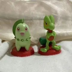 ポケモン ポケットモンスター チョコエッグ 旅立ちの3匹 チコリータ キモリ