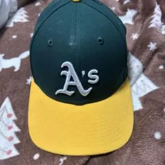 New Era 9FORTY キャップ グリーン/イエロー