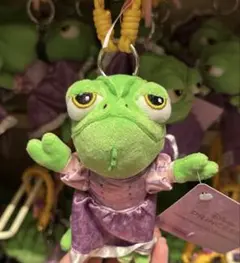 パスカル　ドレス　ぬいぐるみキーチェーン　ラプンツェル 香港ディズニー