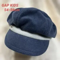 GAP KIDS キャスケット 54-56cm ネイビー　フリース素材　帽子