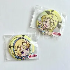 リード 缶バッジ　入間　まるくじ　デビかわパーカー　チェックセーラー リード 缶バッジ 入間 まるくじ デビかわパーカー チェックセーラー