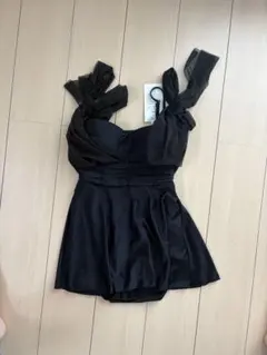 TeddyShop ワンピース水着　肩リボン　Lのサムネイル