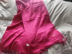 【未使用品】Barbie ピンク マフラー フリンジ付き