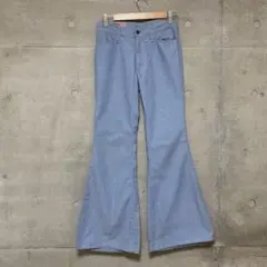 70's デッドストック BOBSON フレアパンツ ベルボトム デニム 古着