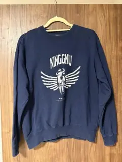 KINGGNU ネイビー スウェット L