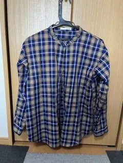 チェックシャツブラウス