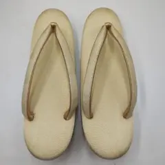 eM78L ゴールド 和装用 草履 箱付き