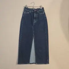 【H&M】サイズ32 デニムスリットタイトスカート