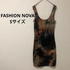 FASHION NOVA レディース ワンピース Sサイズ オレンジ