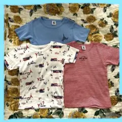 【美品】プチバトー tシャツ ３枚 セット 4ans 104cmのサムネイル