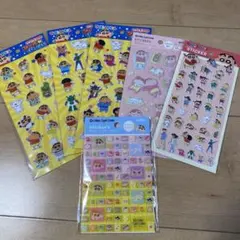 クレヨン　しんちゃん タイルシール　ステッカーセット 6シート