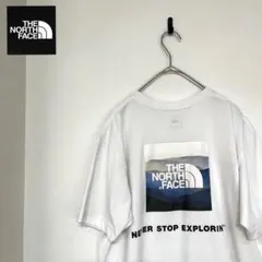 THE NORTH FACE Tシャツ　【スクエアロゴ】