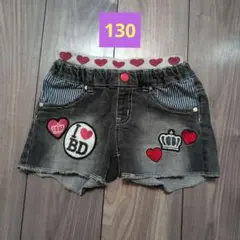 BABYDOLL デニムショートパンツ 130cm