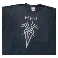00s y2k HIM ヒム ハートグラム Tシャツ Lサイズ 黒のサムネイル