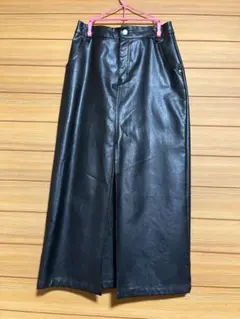 GRL グレイル 合成皮革 ロングスカート Mサイズ