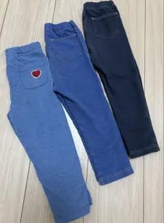 UNIQLO2着　petit main1着　3着セット　レギンス　90cm