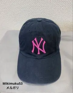 47 Brand New York Yankees キャップ ネイビー ピンクのサムネイル