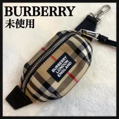 【未使用級】バーバリー ノバチェック ミニポーチ バッグチャーム キーリング