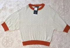 新品タグ付き　サマーニットＭ