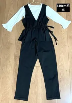 発表会　黒と白のセットアップ