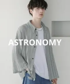 ASTRONOMY 春夏きれいめ レースシャツ S 実寸Lサイズのサムネイル