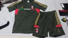 アディダス　11/12ACミラン　チャンピオンズリーグ用プラシャツ上下セット