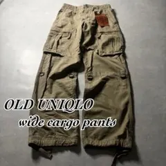 OLD UNIQLO wide cargo pants Deadstock