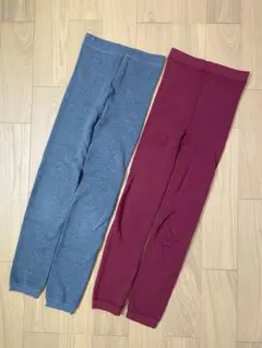 超美品‼️ユニクロ 極暖 ヒートテック エクストラウォーム ボアレギンス 160