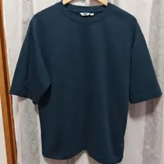 UNIQLO U AIRism Tシャツ M ダークブルー
