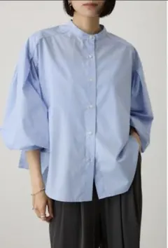 保護者会にも✴︎ バルーンタックスリーブブラウス