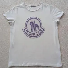 美品　パープル　レース　モンクレール　半袖Tシャツ