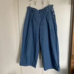 soulberry デニムワイドパンツ ボタン付き サイズ3L