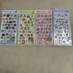 正規品 たまごっち ボンボンドロップ シール 4枚セット コンプリート まめっち