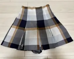 BLUE LABEL CRESTBRIDGE チェック柄フレアスカートキュロット