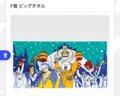 ワンピース The Unbreakable Law F賞 ビッグタオル