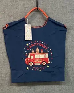 DKELLY 刺繍トートバッグ M DK-BC-508 ネイビー