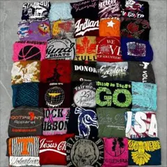 US古着 Tシャツ 35枚まとめ 米国製あり メンズサイズ ビッグサイズ 卸