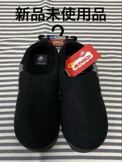 ホカロン コーデュロイ スリッポン 26.0-27.0cm ブラック