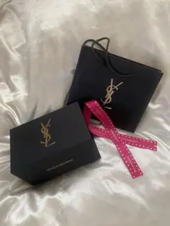 YSL ギフトボックス ショッパー リボン付き