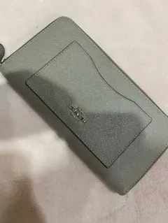 COACH グレー レザー 長財布