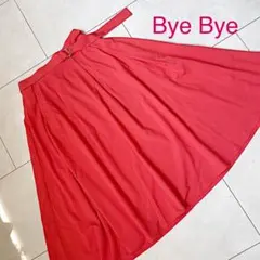 Bye Bye 鮮やかレッドスカート　未使用のサムネイル