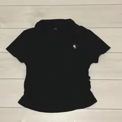 【新品未使用】ポロシャツ ブラック シンプル Sサイズ SHEIN