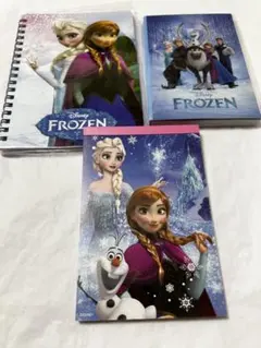 ディズニー　アナと雪の女王　メモ帳　文房具　おまとめ売りのサムネイル