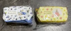 新品未使用 ピーターラビット ぷちポーチ 2色セット 小物入れ タグ付き　m4a