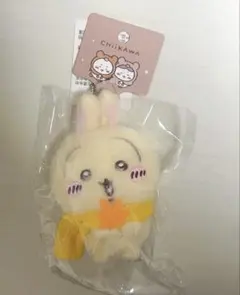 【ラスト】MINISO ちいかわ　ぬいぐるみキーホルダー うさぎ