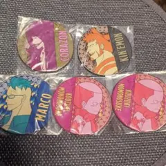 一番くじ ワンピース EX 悪魔を宿す者達 G賞 ラバーコースター　5個セット