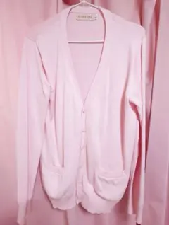 制服 カーディガン ピンク