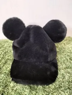 ミッキー耳付きファーハット