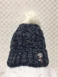 ❤︎PEANUTS✖️しまむら コラボ❤︎ スヌーピー ニット帽 青 GU量産型GRL