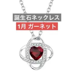 プレゼントに✨️誕生石ネックレス 1月 ガーネット ギフト シルバー925